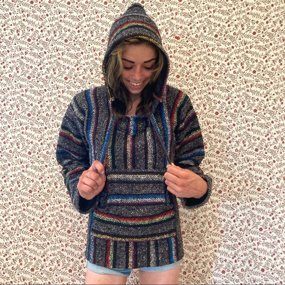 Mexican Pancho Sweater